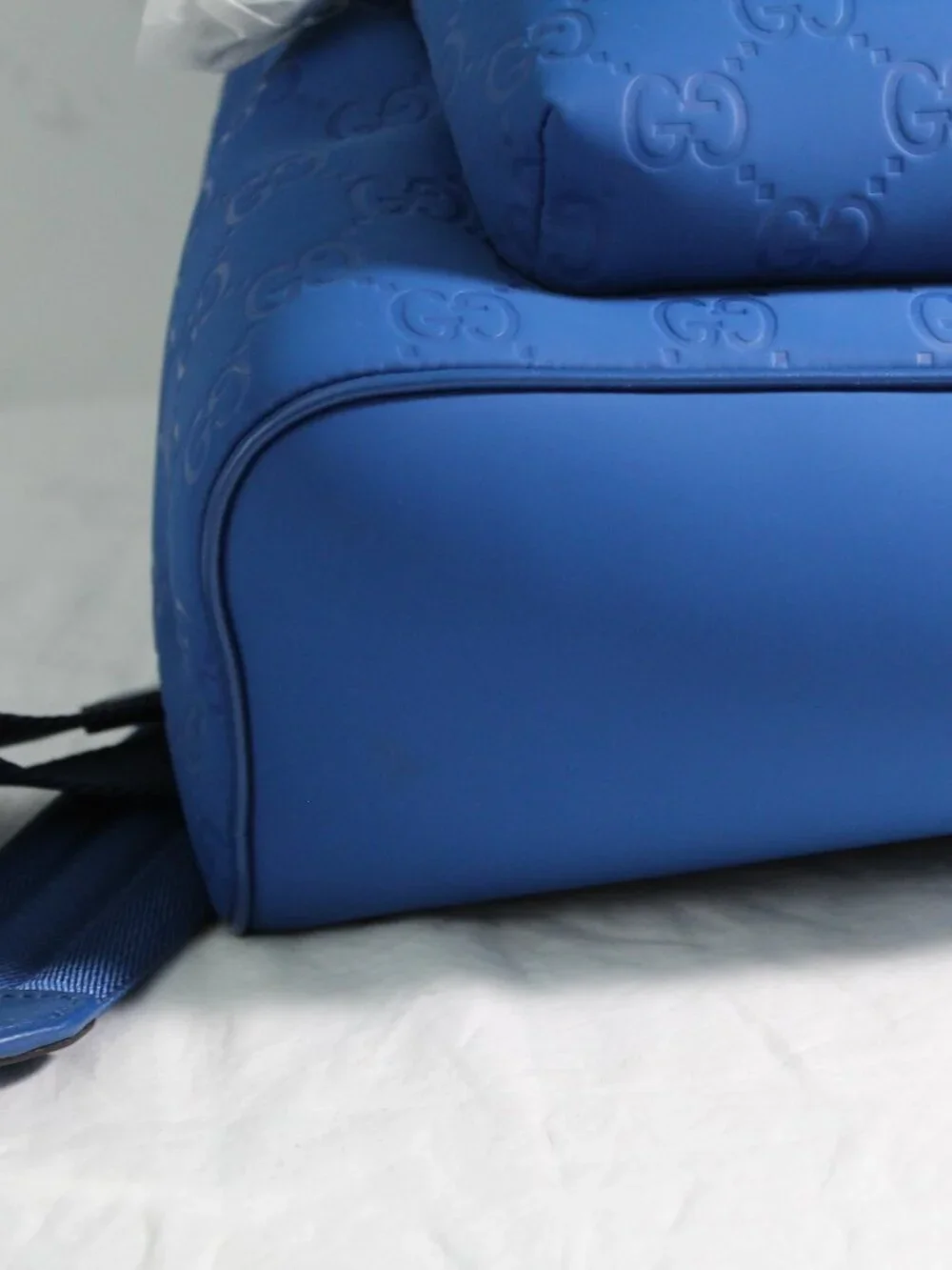 NEW Gucci GG Rubber Effect Backpack Edge 834491 UNISEX